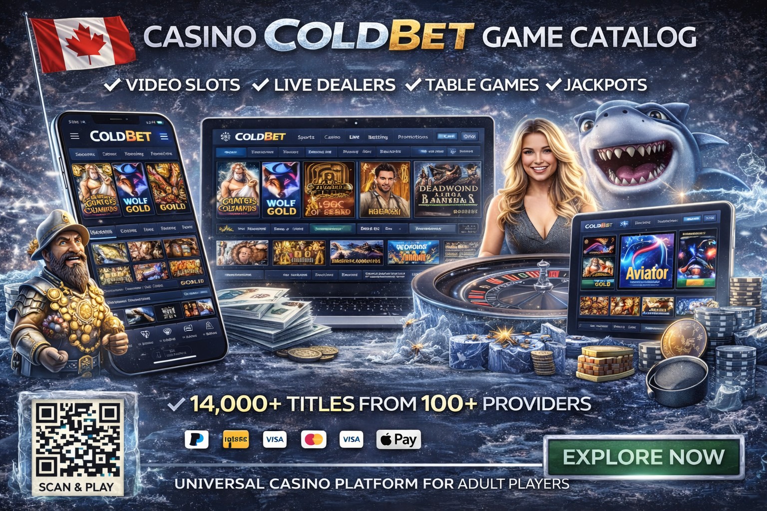 ColdBet casino games